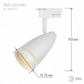 Светильник на штанге Эра  TR49 - GU10 WH в Снежинске - snezhinsk.ok-mebel.com | фото 4