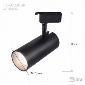 Светильник на штанге Эра  TR5-30 COB BK в Снежинске - snezhinsk.ok-mebel.com | фото 5