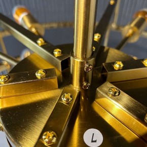 Светильник на штанге Imperiumloft RH Marais Round Chandelier 40,2668 в Снежинске - snezhinsk.ok-mebel.com | фото 5