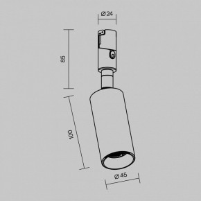 Светильник на штанге Maytoni Focus Led TR201-1-10W3K-M-B в Снежинске - snezhinsk.ok-mebel.com | фото 7