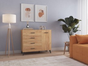 СВЕТЛАНА LOFT Комод-тумба  (дуб золотой) в Снежинске - snezhinsk.ok-mebel.com | фото 3
