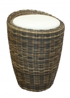 Табурет с местом для хранения LM-1100Rattan, кремовый в Снежинске - snezhinsk.ok-mebel.com | фото