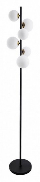 Торшер Arte Lamp Gemini A2243PN-6BK в Снежинске - snezhinsk.ok-mebel.com | фото