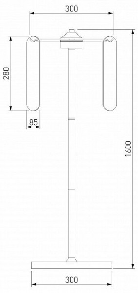 Торшер Eurosvet Claire 01171/3 золото в Снежинске - snezhinsk.ok-mebel.com | фото 3