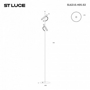 Торшер ST-Luce LILT SL6210.405.02 в Снежинске - snezhinsk.ok-mebel.com | фото 2