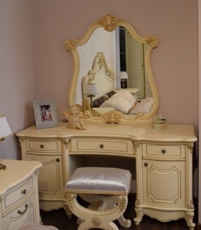 Туалетный стол + Зеркало Мона Лиза (крем) в Снежинске - snezhinsk.ok-mebel.com | фото 6