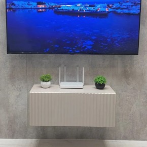 Тумба подвесная под ТВ LINES MTV1-MA 750 Бежевый (Леда-М 10.1.5) в Снежинске - snezhinsk.ok-mebel.com | фото 5