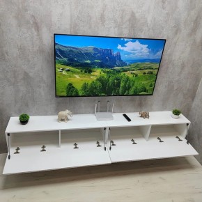 Тумба подвесная под ТВ LINES MTV4-MA 1150 Белый матовый (Белый-M 10.1.2) в Снежинске - snezhinsk.ok-mebel.com | фото 11