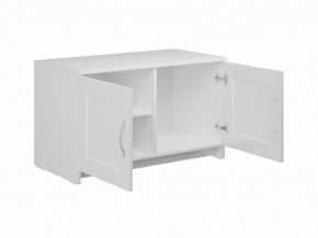 Тумба СИРИУС двухдверная низкая, цвет белый в Снежинске - snezhinsk.ok-mebel.com | фото 2