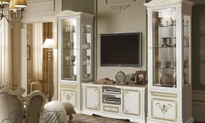 Витрина 1-дверная (11.321) Роза Талия (беж) в Снежинске - snezhinsk.ok-mebel.com | фото 2