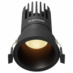 Встраиваемый светильник Maytoni Dip DL118-15W-2.7K-B в Снежинске - snezhinsk.ok-mebel.com | фото