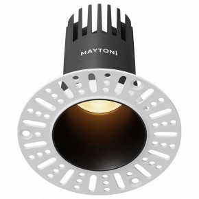 Встраиваемый светильник Maytoni Dip DL120-10W-2.7K-TRS-B в Снежинске - snezhinsk.ok-mebel.com | фото