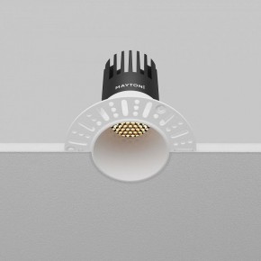 Встраиваемый светильник Maytoni Dip DL120-10W-2.7K-TRS-W в Снежинске - snezhinsk.ok-mebel.com | фото 8