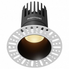 Встраиваемый светильник Maytoni Dip DL122-15W-2.7K-TRS-B в Снежинске - snezhinsk.ok-mebel.com | фото