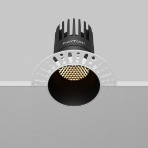 Встраиваемый светильник Maytoni Dip DL122-15W-2.7K-TRS-B в Снежинске - snezhinsk.ok-mebel.com | фото 7