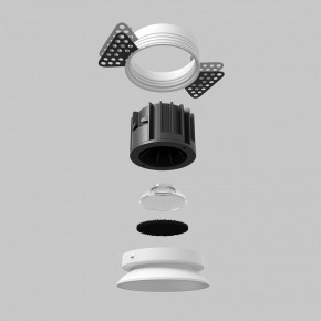 Встраиваемый светильник Maytoni Round DL058-12W2.7K-TRS-W в Снежинске - snezhinsk.ok-mebel.com | фото 5