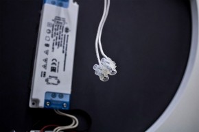 Зеркало Будапешт 700х700 с подсветкой Sansa (GL7034Z) в Снежинске - snezhinsk.ok-mebel.com | фото 6