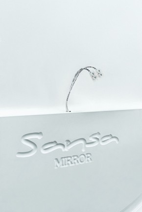 Зеркало Gia 75 white с подсветкой Sansa (SGa1044Z) в Снежинске - snezhinsk.ok-mebel.com | фото 5
