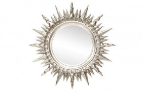 Зеркало круглое серебро (1810(1) в Снежинске - snezhinsk.ok-mebel.com | фото 1